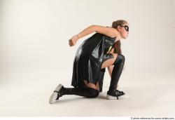 Naty BATGIRL KNEELING POSE